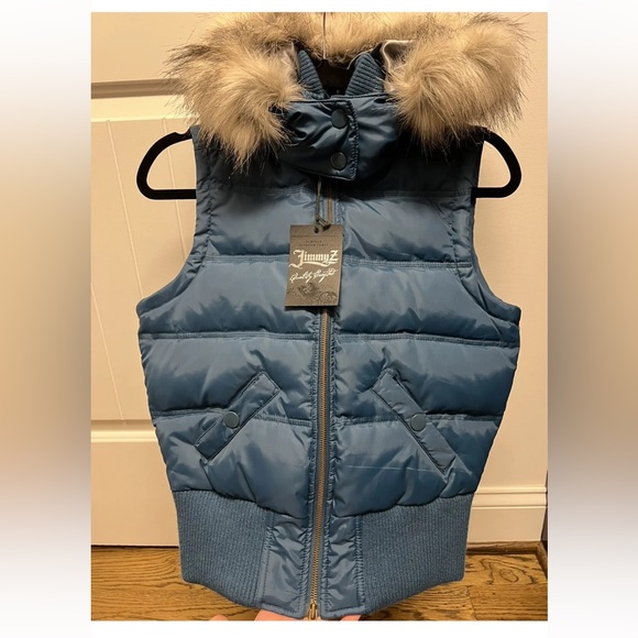 FLASH SALE!! LIMITED EDITION AMAZING NWT ‘JimmyZ’ Women’s Hooded Puffer Vest! - Picture 6 of 12